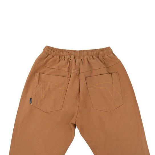 Calça Sarja Masculina Freesurf Jogger Marrom Ocre - 1108023