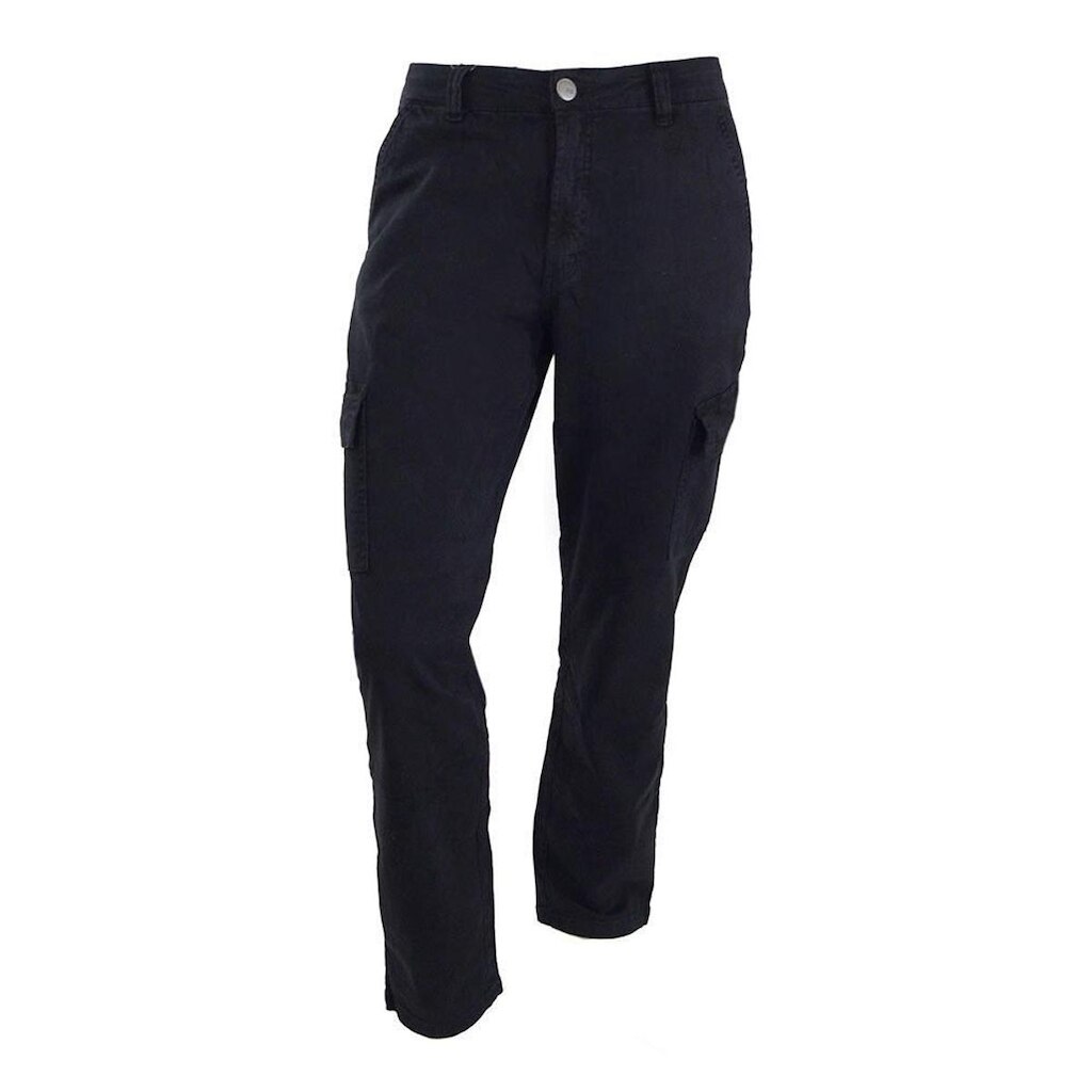 Calça Sarja Masculina Freesurf Straight Cargo Preta - 110802