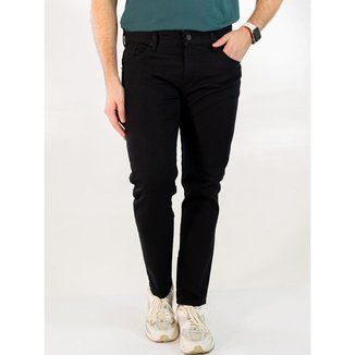Calça Sarja Masculina Skinny Preta Elastano Anticorpus