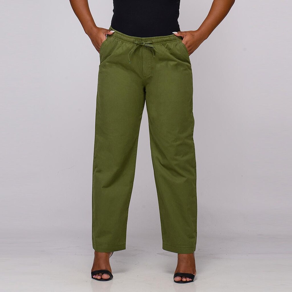 Calça Sarja Pantacourt Feminina Cós Elastico 7928