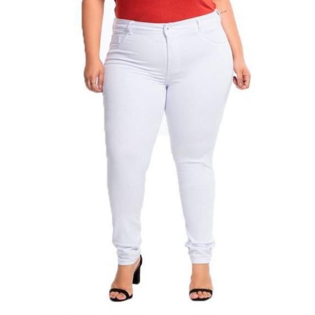 Calça Sarja Plus Size Feminina Skinny