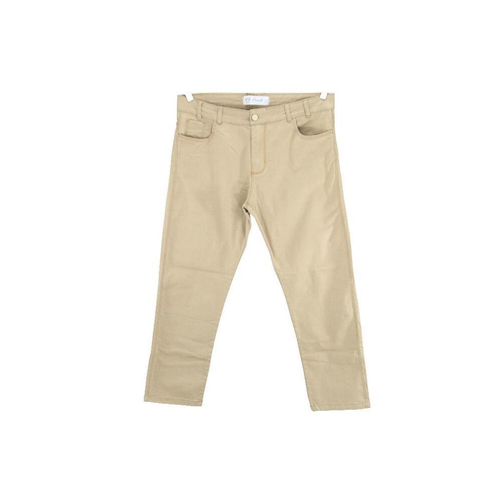 Calça Sarja Regular Bivik Extra Grande Bege - Masculino