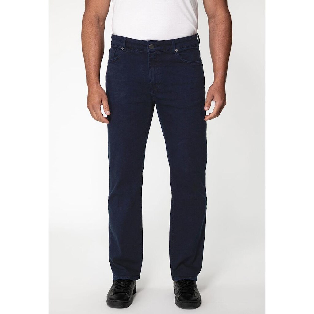Calça Sarja Regular Straight Azul Escuro