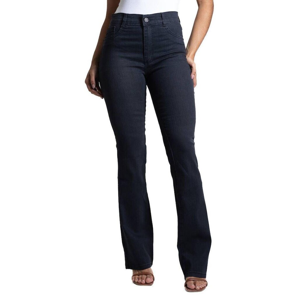 Calça Sarja Sawary Boot Cut - 282753 - Preto 46