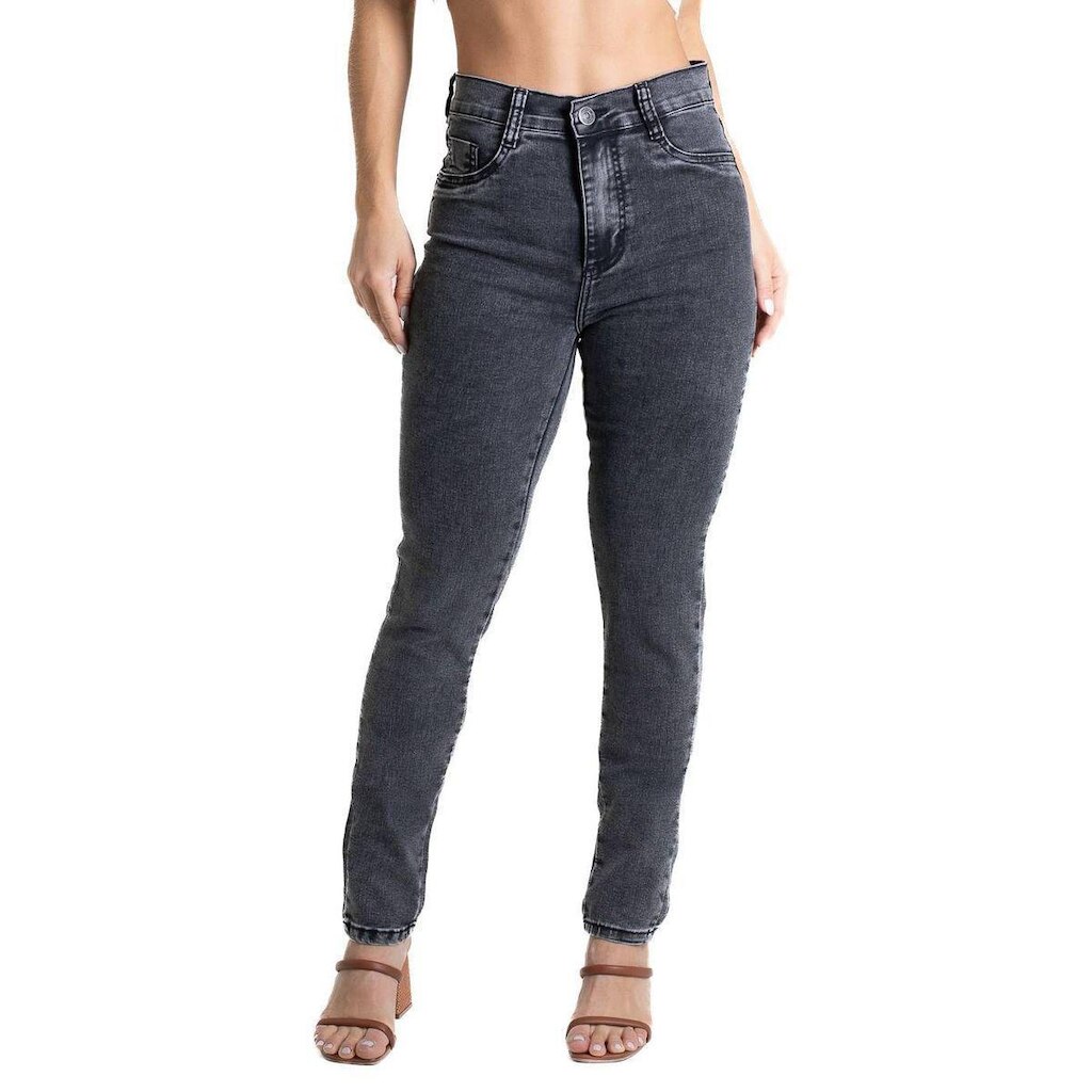 Calça Sarja Sawary Hot Pants - 280233 - preta 44