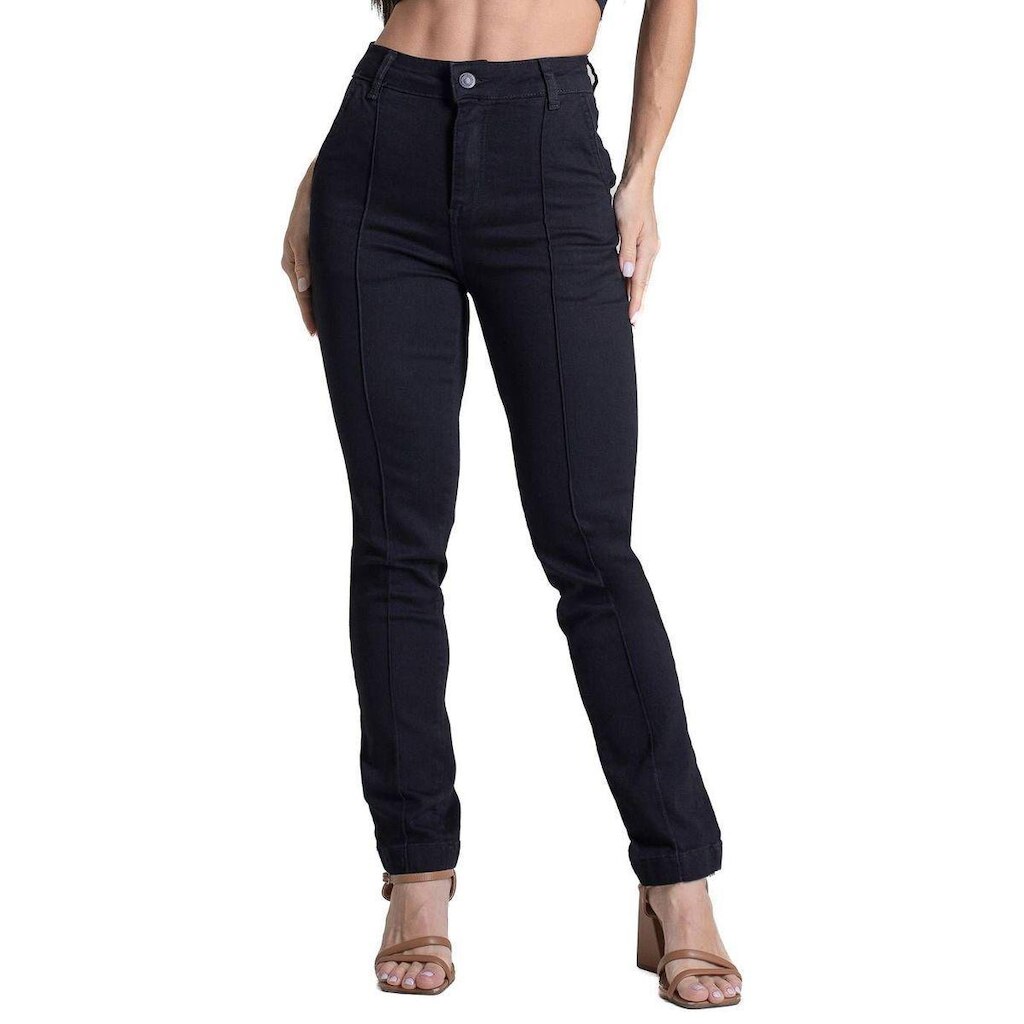 Calça Sarja Sawary Reta - 283219 - Preto 36