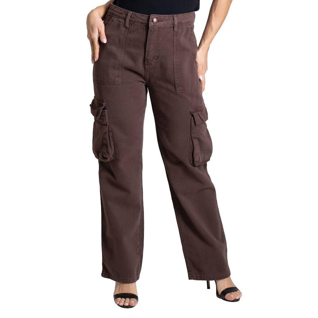 Calça Sarja Sawary Reta Petit - 280527 - marrom 34