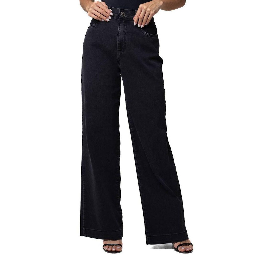 Calça Sarja Sawary Reta Petit - 282053 - black 34