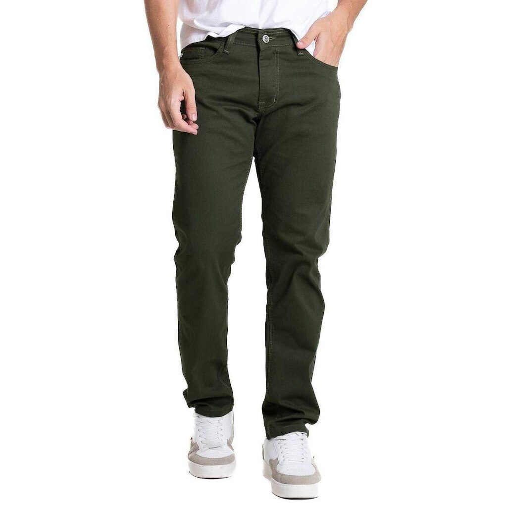 Calça Sarja Sawary Slim - 282019 - Verde 40