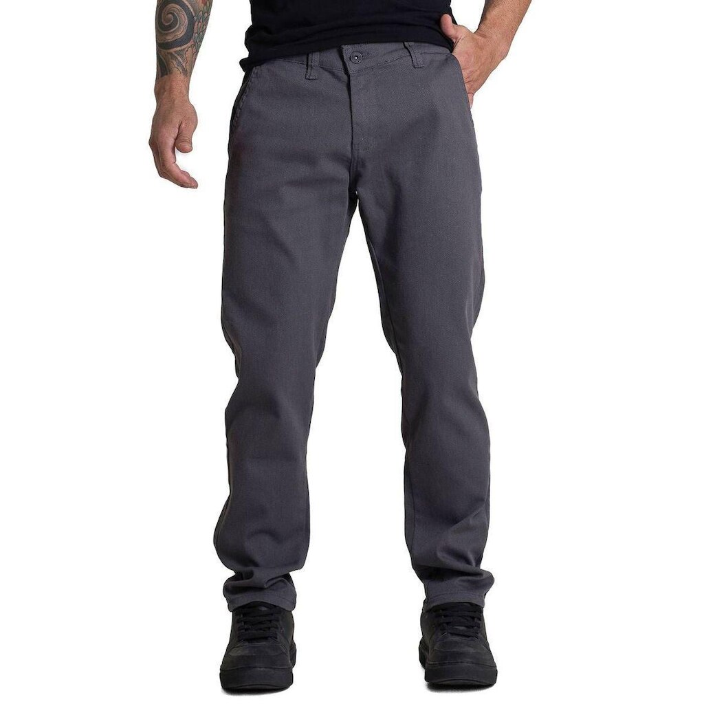 Calça Sarja Sawary Slim - 282876 - Cinza 46