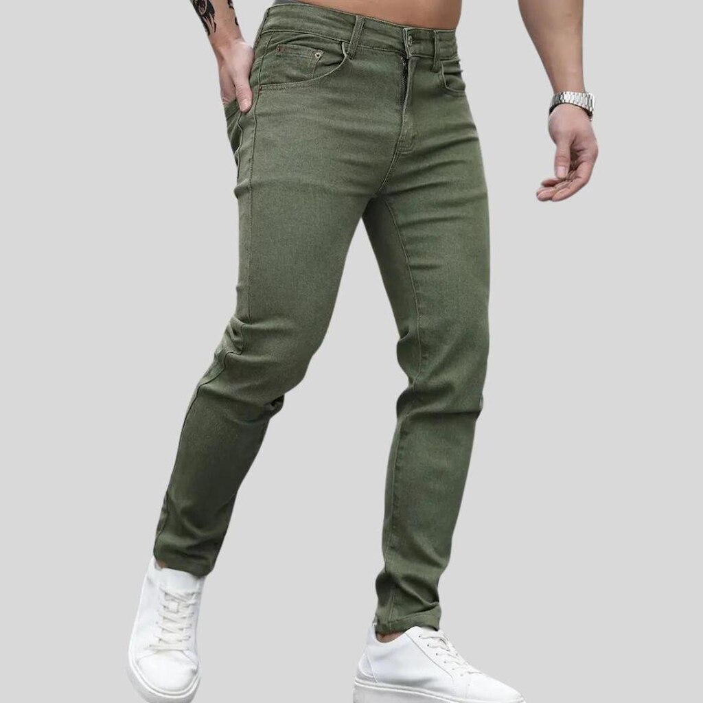 Calça Sarja Skinny Tex Jeans Confortavel Masculina
