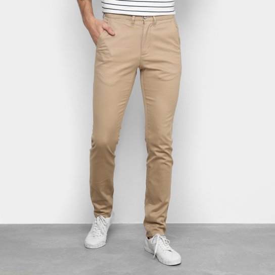 Social Lacoste Calças Lacoste Calça Sarja Slim Lacoste
