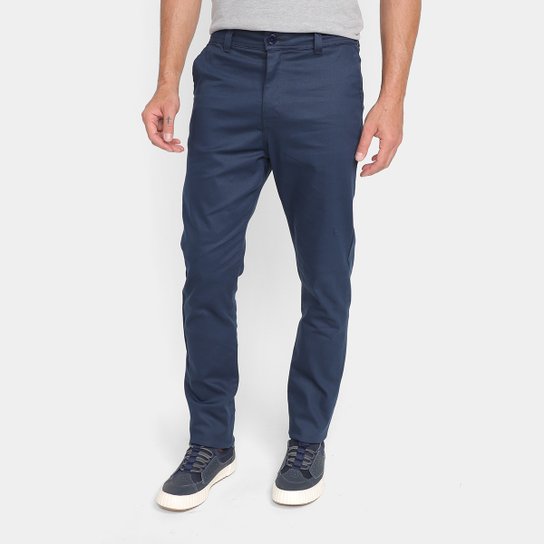 Calça Sarja Terminal Skinny Bolso Faca Masculina - Marinho Menor preço em Calça Sarja Terminal Skinny Bolso Faca Masculina - Marinho