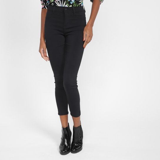 Calça Sawary Cigarrete Bengaline Feminina - Preto Menor preço em Calça Sawary Cigarrete Bengaline Feminina - Preto