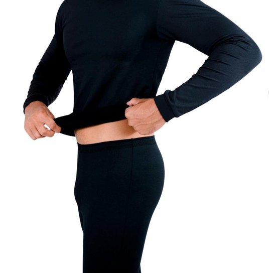 Calça Segunda Pele Térmica Rt Frio Intenso Masculina - Preto Menor preço em Calça Segunda Pele Térmica Rt Frio Intenso Masculina - Preto