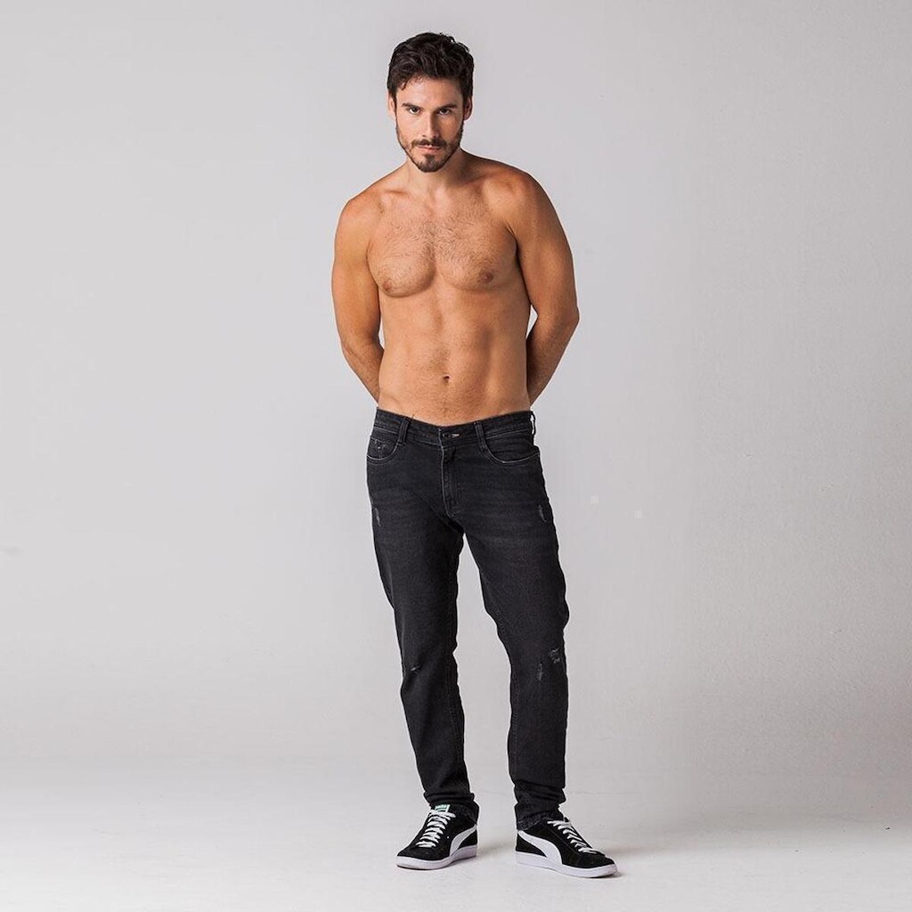 Calça Skinny Black Masculina Rock e Soda
