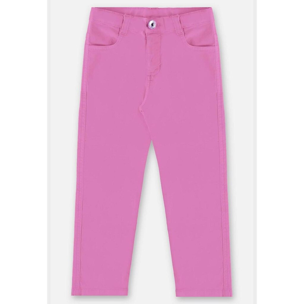 Calça Skinny em Sarja com Elastano Infantil Menina Up Baby