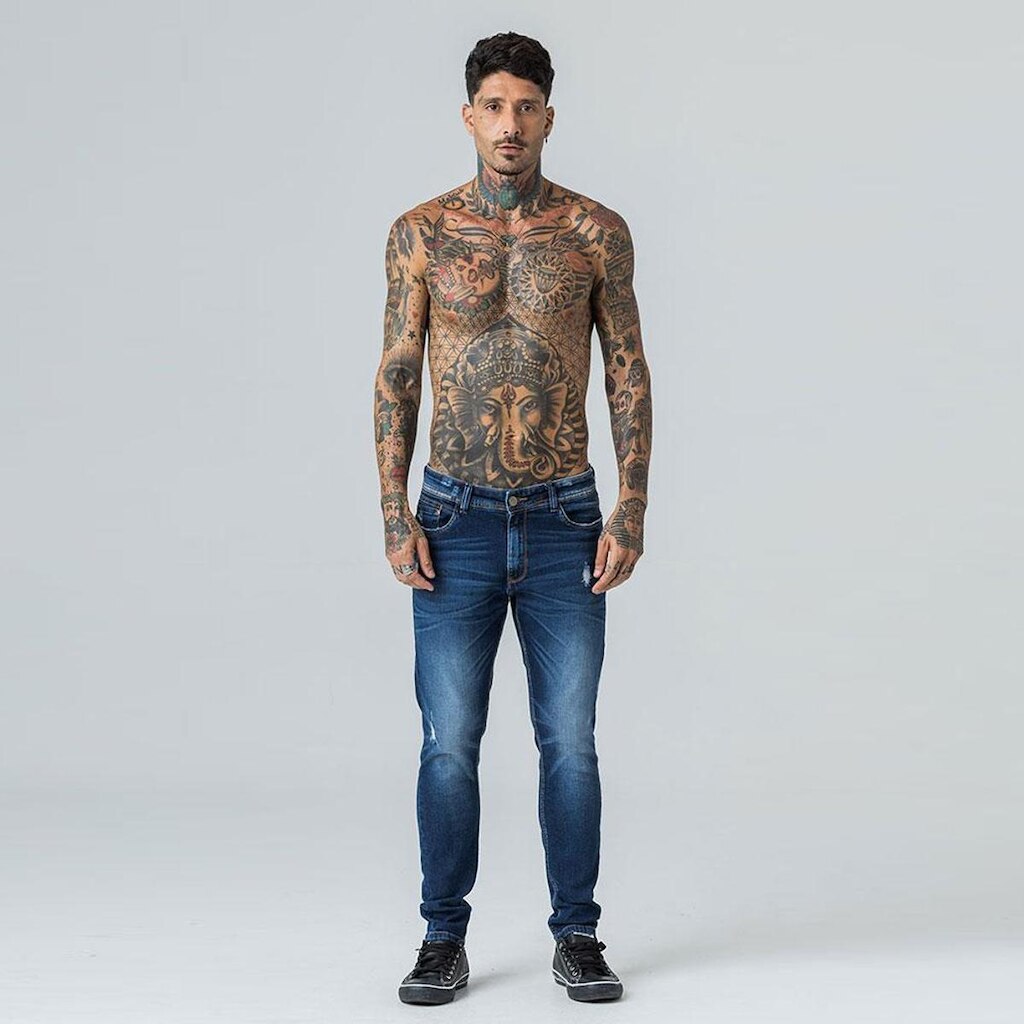Calça skinny Masculina Rock e Soda