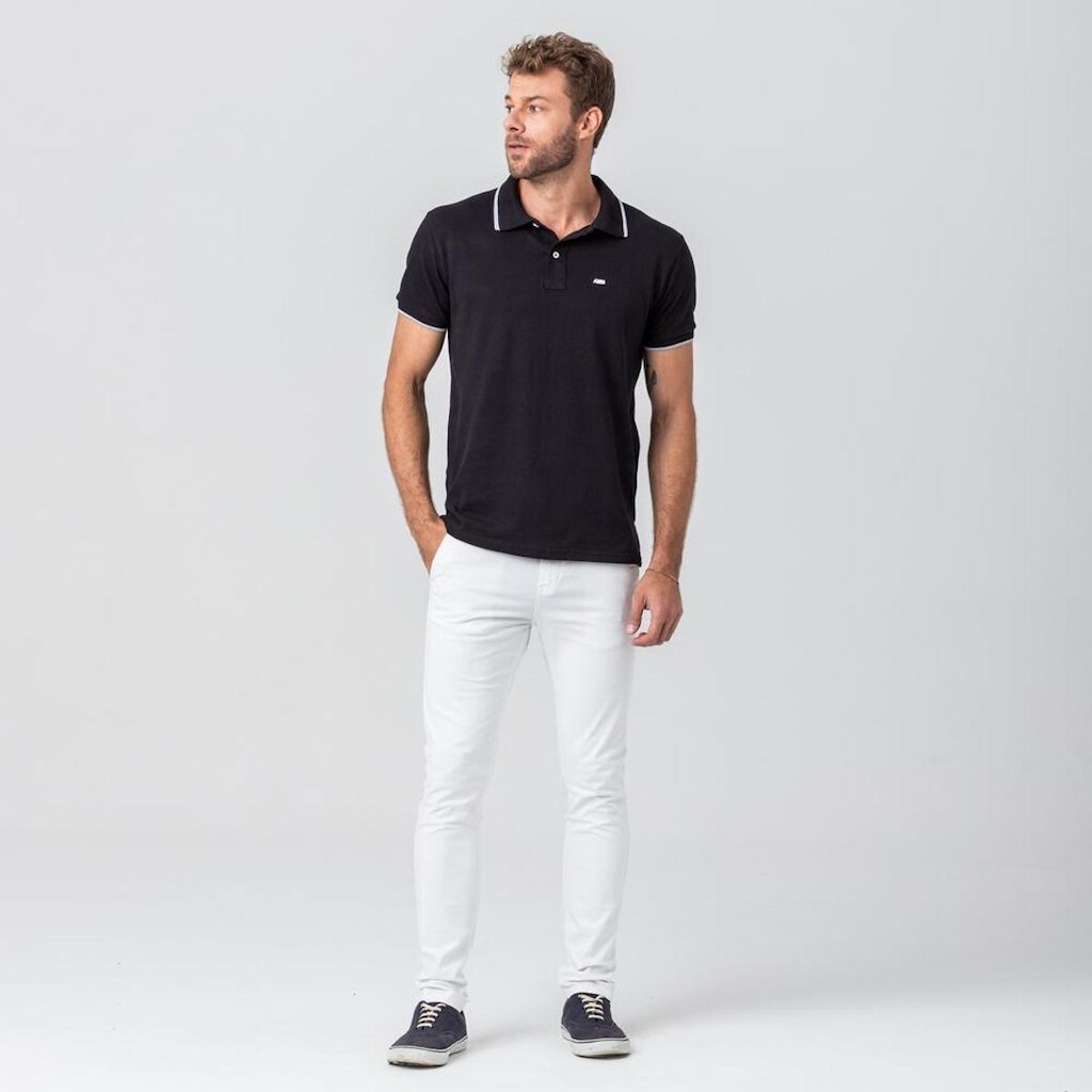 Calça Skinny Sarja Rock e Soda Masculina