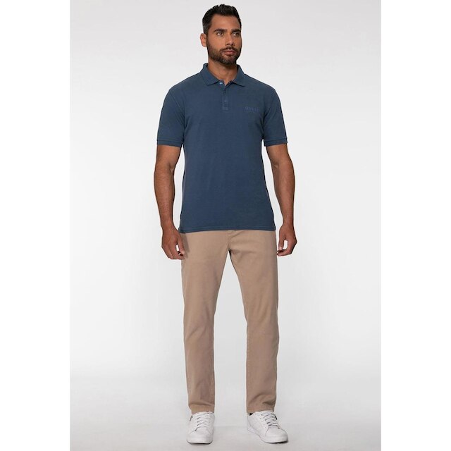 Calça Slim Canelada Bege
