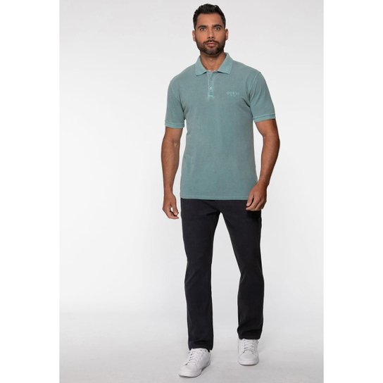 Calça Slim Canelada Cinza