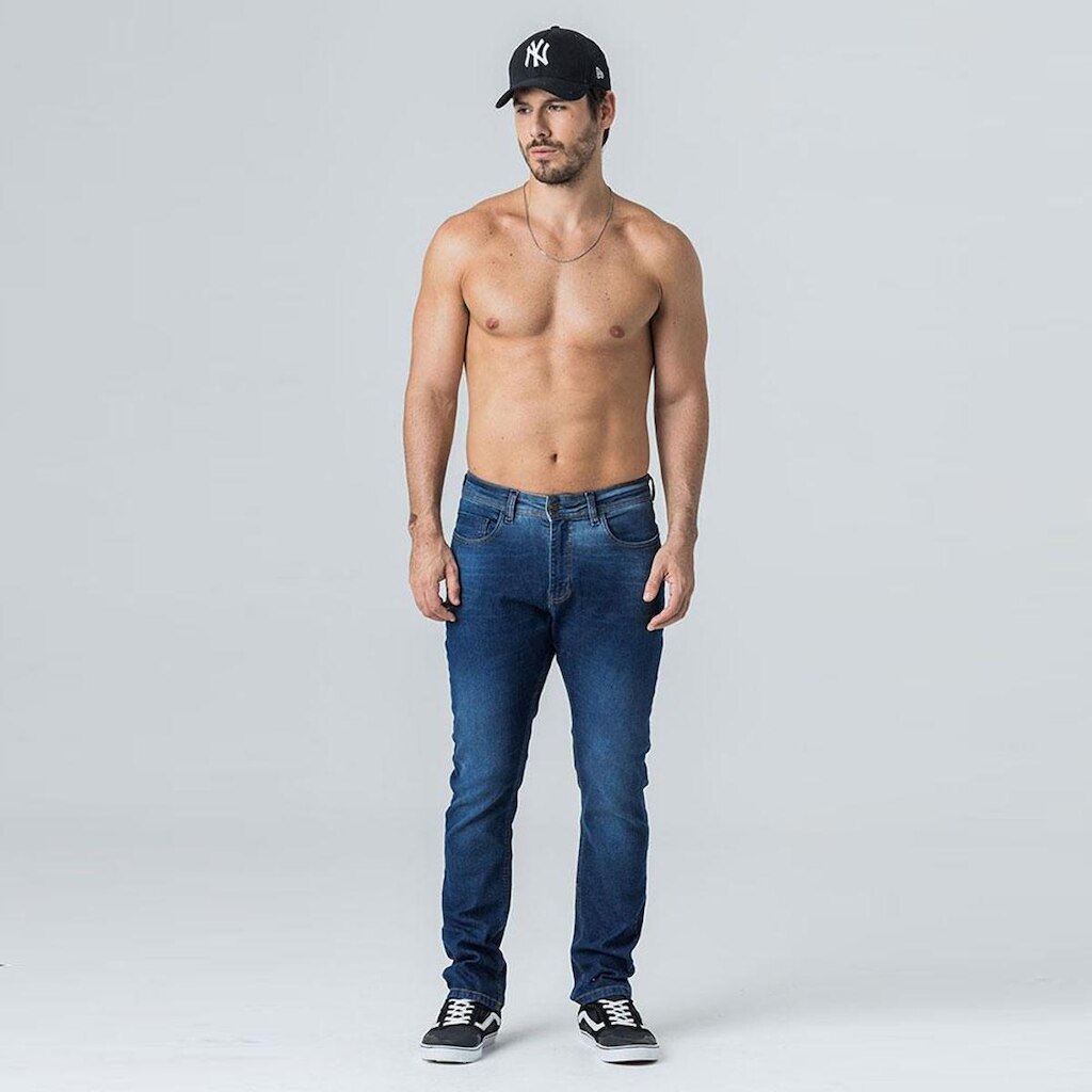 Calça Slim Masculina Rock e Soda