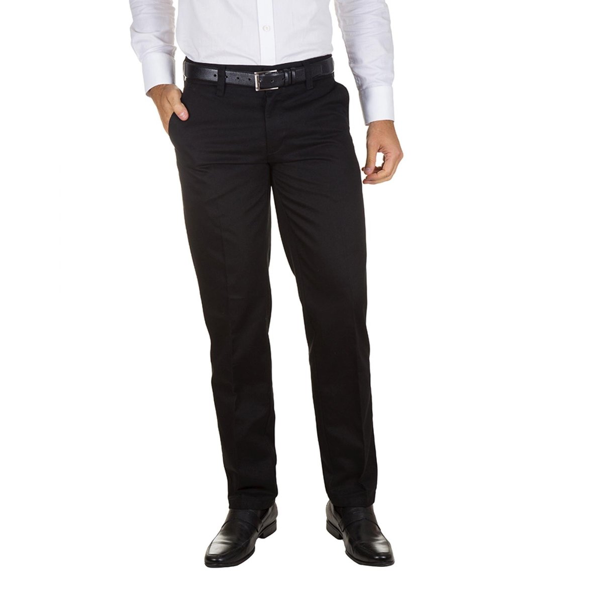 calça social sarja masculina slim