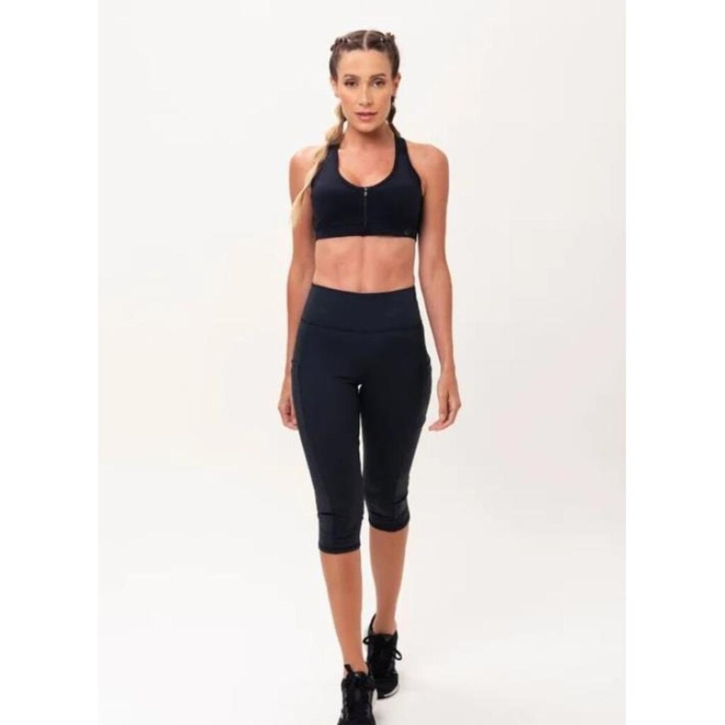 Calça Sol Capri Pocket Preto