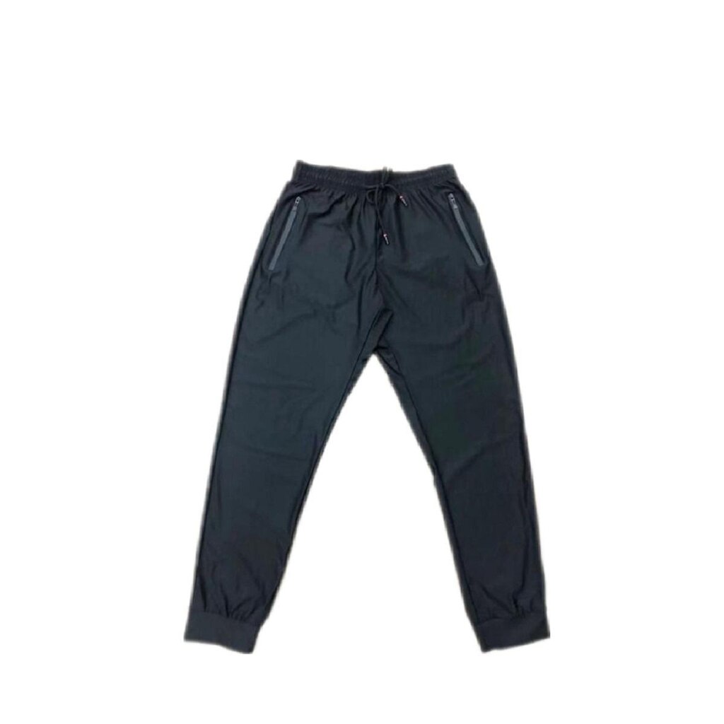 Calça Sportiva Slim Masculina Preta Com Bolso
