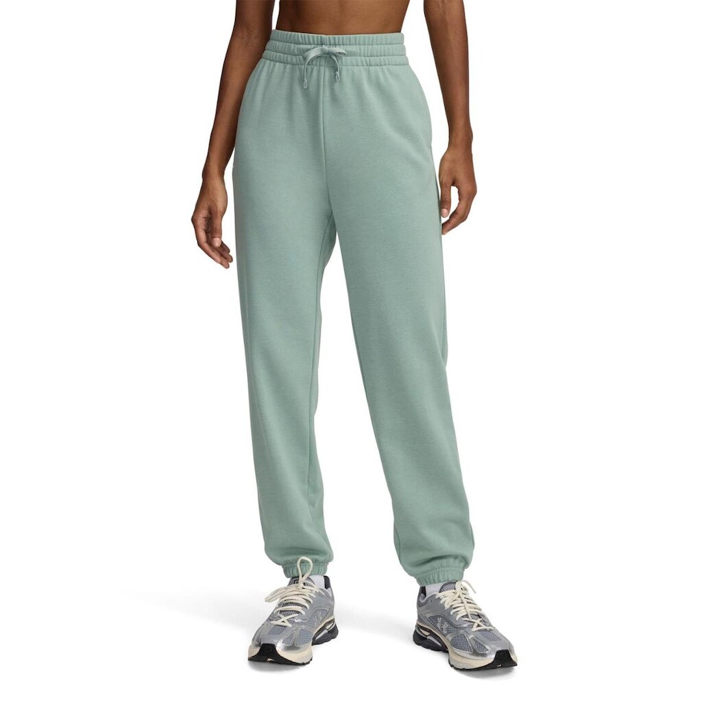Calça Sportstyle Under Armour Rival Terry Jogger Feminina PP Verde