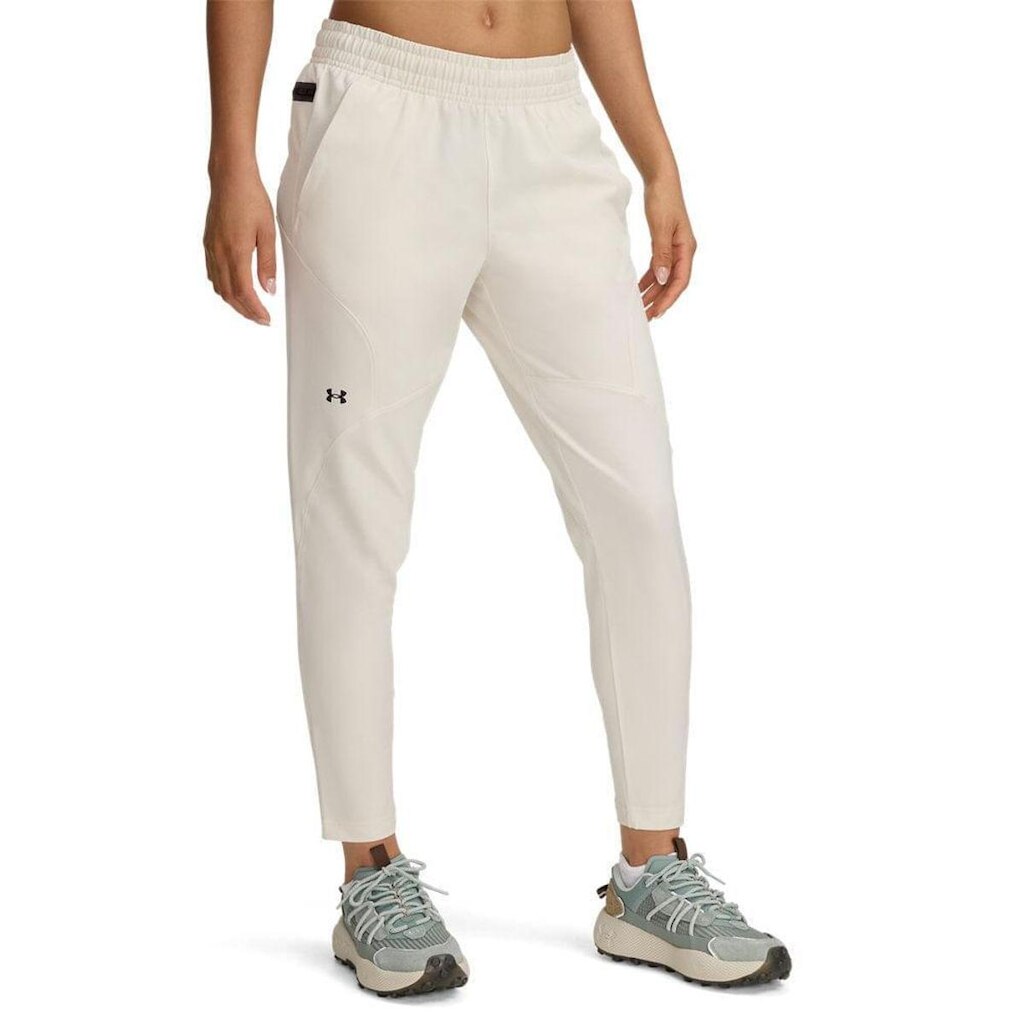 Calça Sportstyle Under Armour Unstoppable Hybrid Feminino P Bege