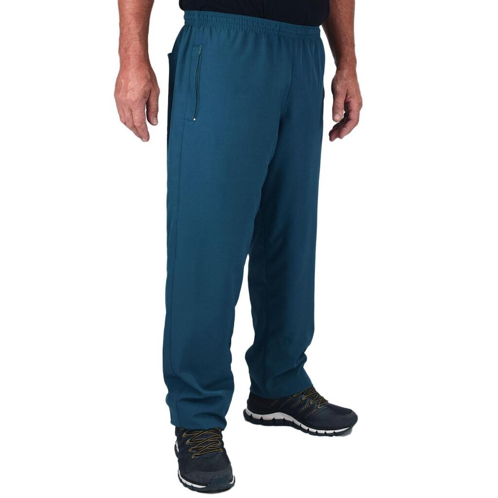 Calça Tactel Elastano Forrada Butu Biru ziper Bolso