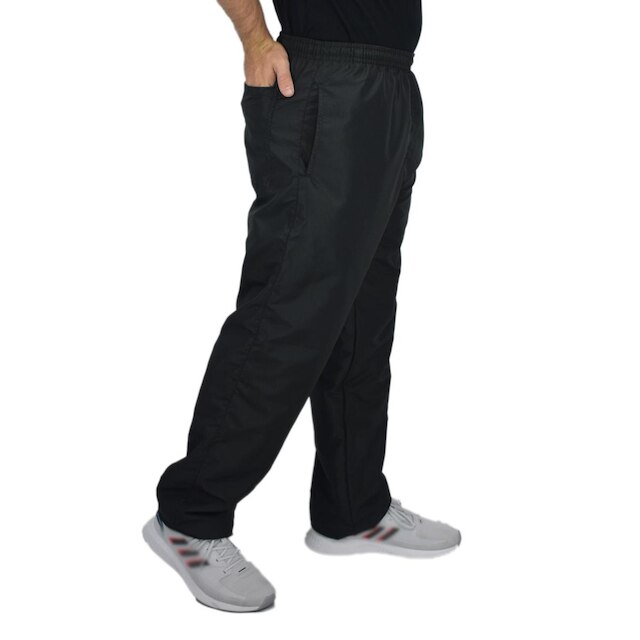 Calça Tactel Forro Masculino Microfibra Forrada Butu Biru - Preto ...