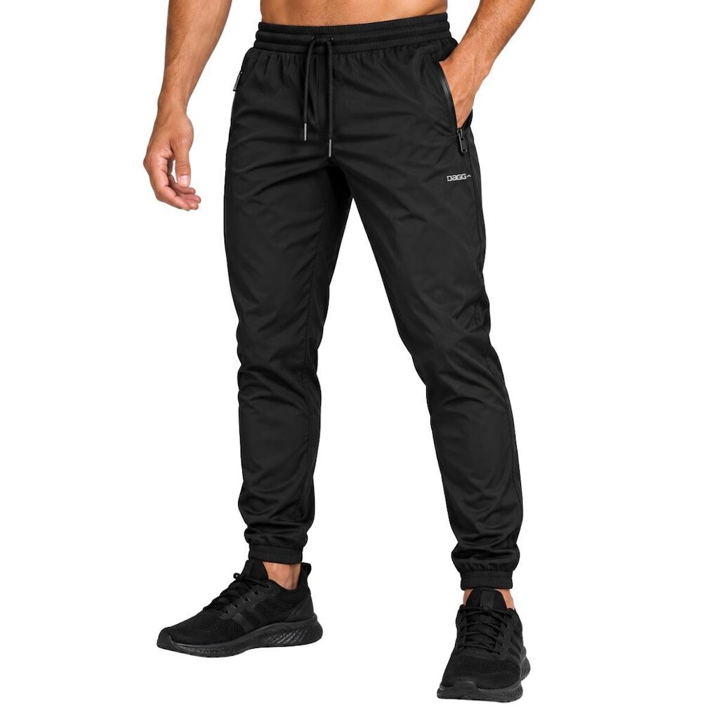 Calça Tactel Masculina Dagg Treino Academia Jogger Com Elastano e Bolsos Laterais
