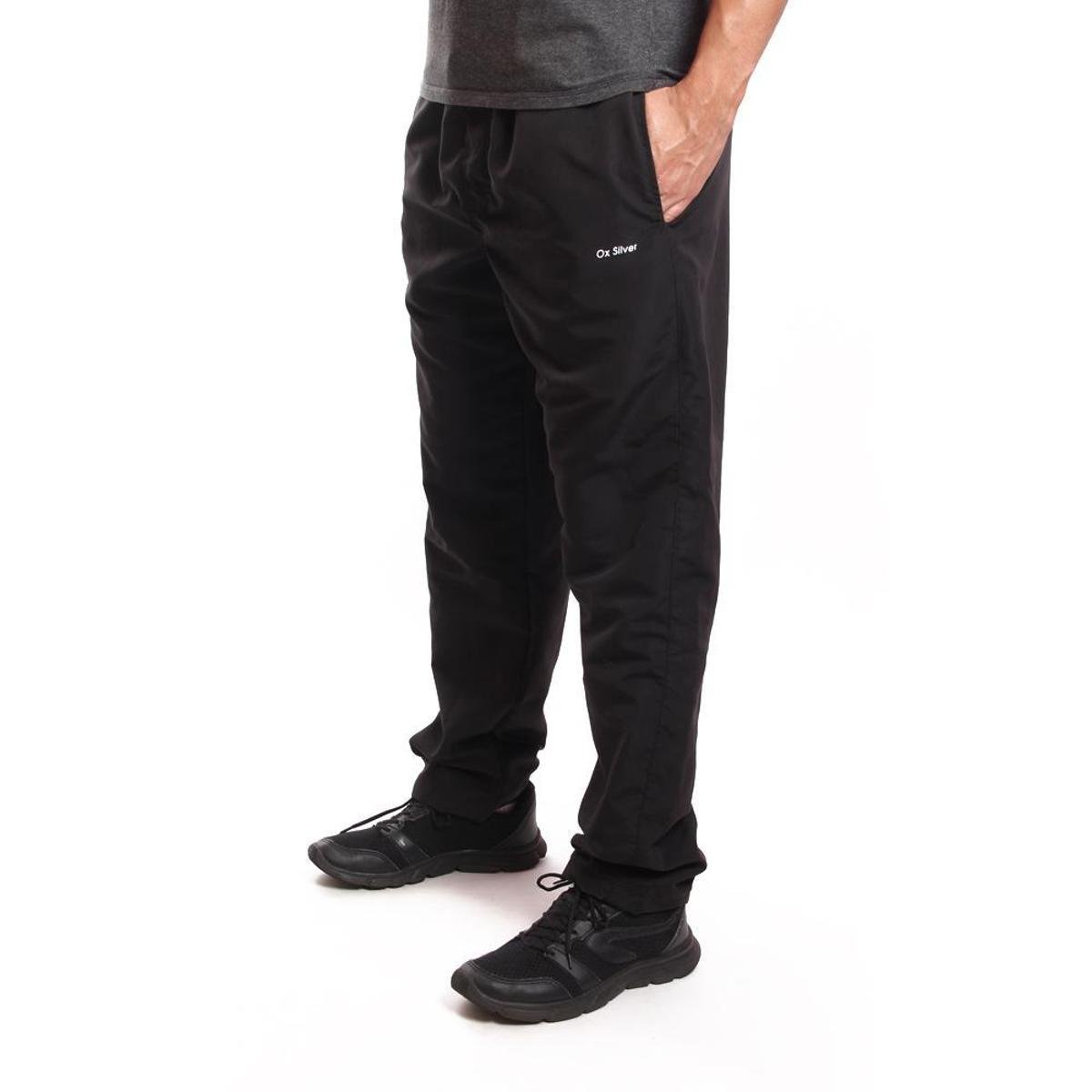 Calça Tactel Ox Silver Básica Masculina Menor preço em Calça Tactel Ox Silver Básica Masculina