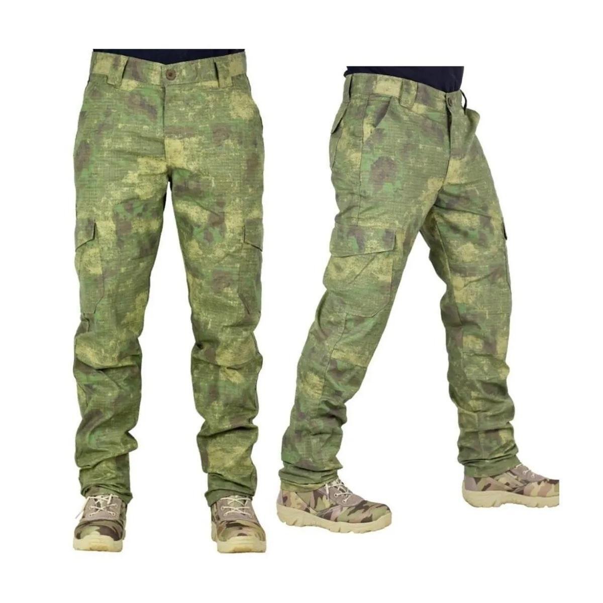 Calça Tática Safo Militar Cargo 6 Bolsos Rip Stop Atacs FG