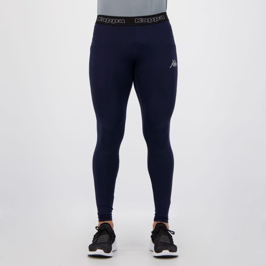 Calça Térmica Kappa Belquior Marinho - Azul+Marinho Menor preço em Calça Térmica Kappa Belquior Marinho - Azul+Marinho