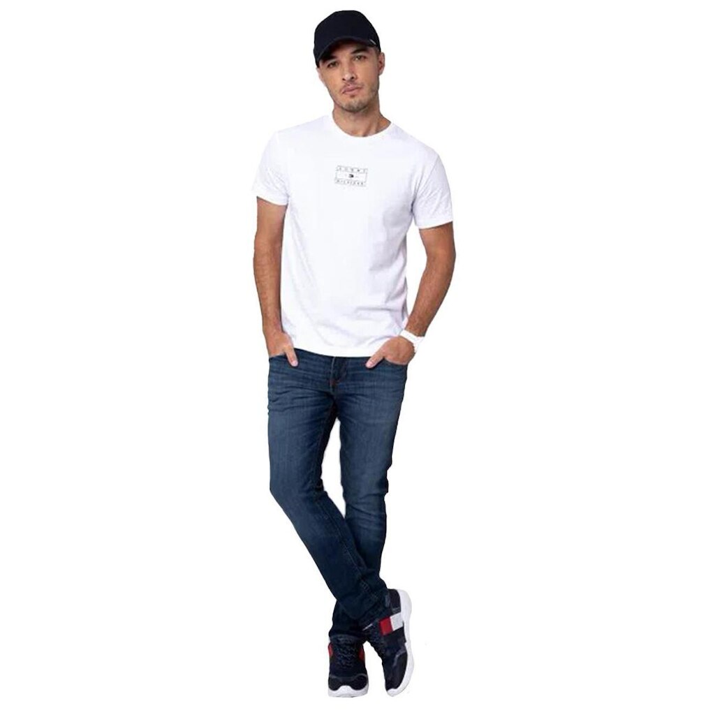 Calça Tommy Hilfiger Jeans Masculina Slim Bleecker Dark Stone Medium