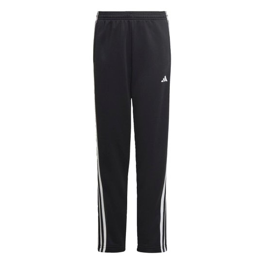 Calça Treino Treino Essentials AEROREADY 3-Stripes-Preto Adidas - Preto Menor preço em Calça Treino Treino Essentials AEROREADY 3-Stripes-Preto Adidas - Preto