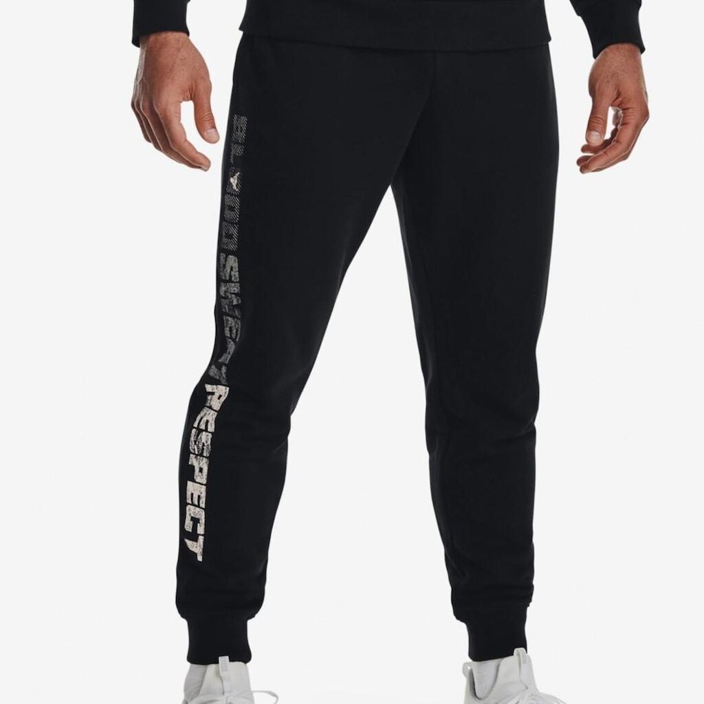 Calça Under Armour Project Rock Rival Masculina - Preto