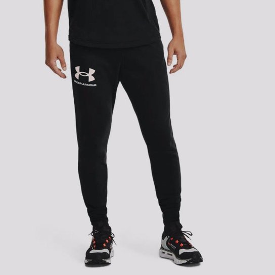 Menor preço em Calça Under Armour Rival Terry Jogger Preta - Preto