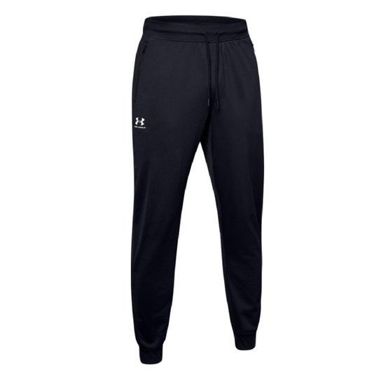 Calça Under Armour Sportstyle Tricot Jogger Masculina - Preto - Preto Menor preço em Calça Under Armour Sportstyle Tricot Jogger Masculina - Preto - Preto