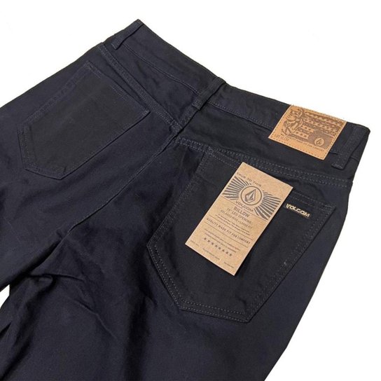 Calça Volcom Solid Black Billow
