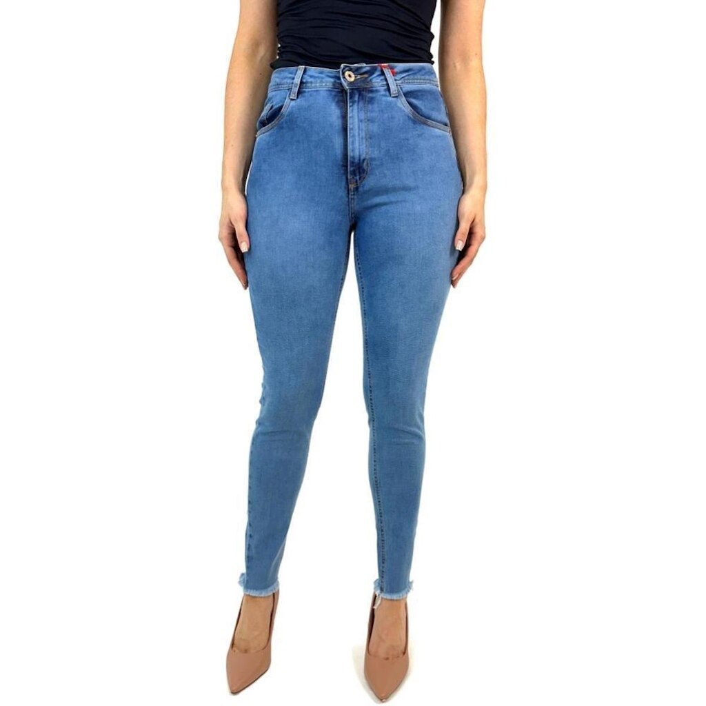 Calça Voox Cigarrete Jeans Feminina