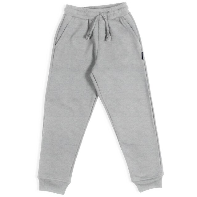 Calça Vrasalon Infantil Básica Moletom Flanelado Punho Masculina
