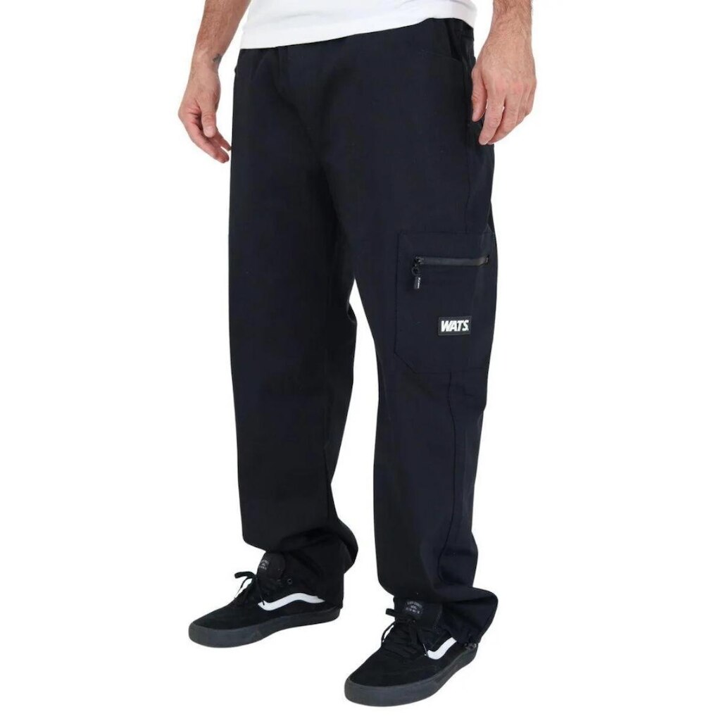 Calça Wats Juvenil Brim Combat Preta