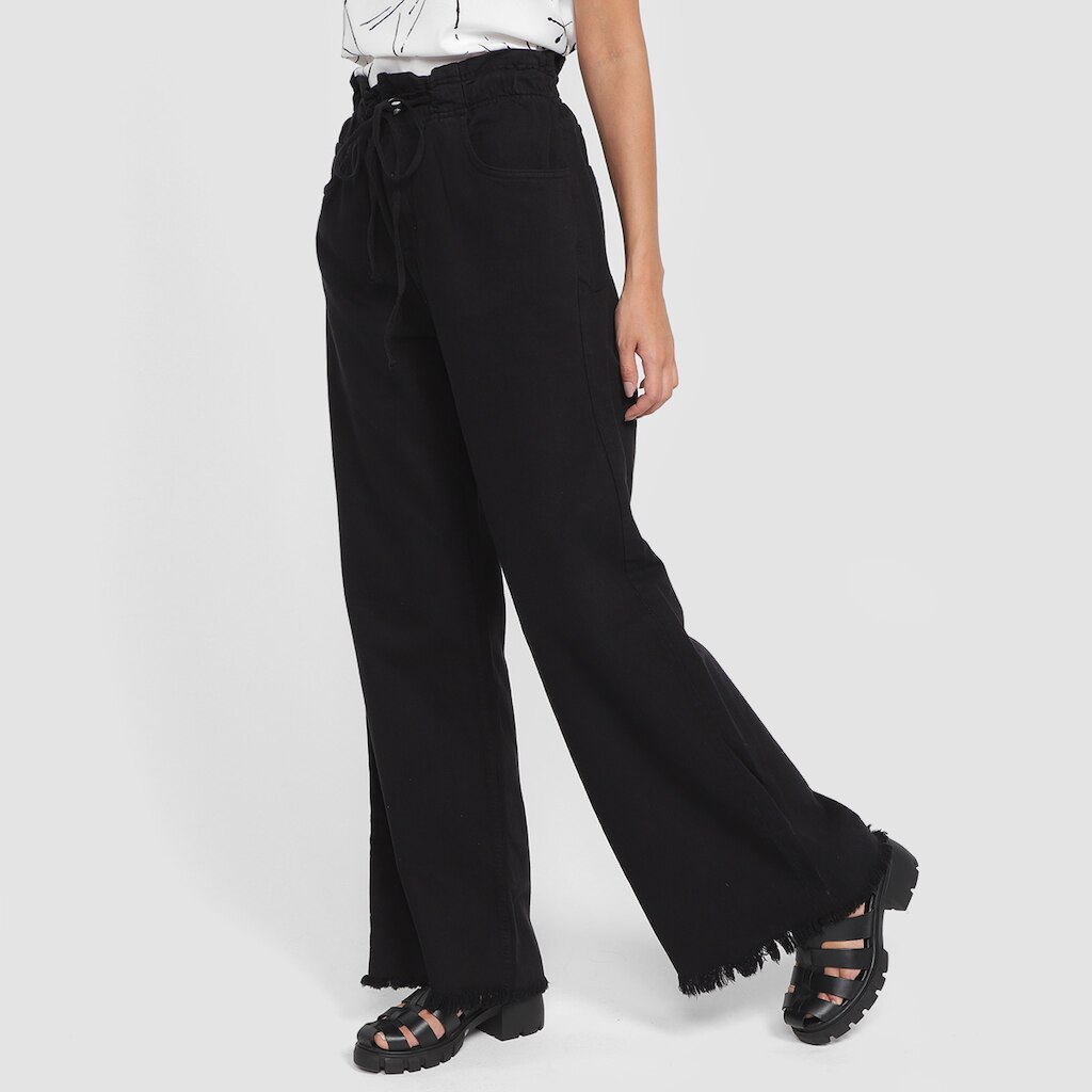 Calça Wide Leg Cambos Clochard Feminina