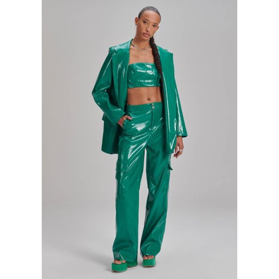 Calça Wide Leg Cargo Cintura My Favorite Things