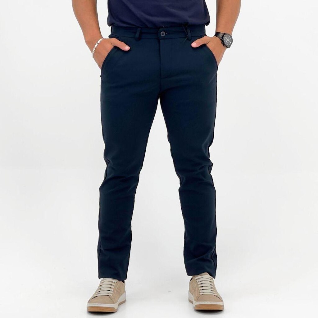 Calça Young Style Esporte Fino Slim Masculina
