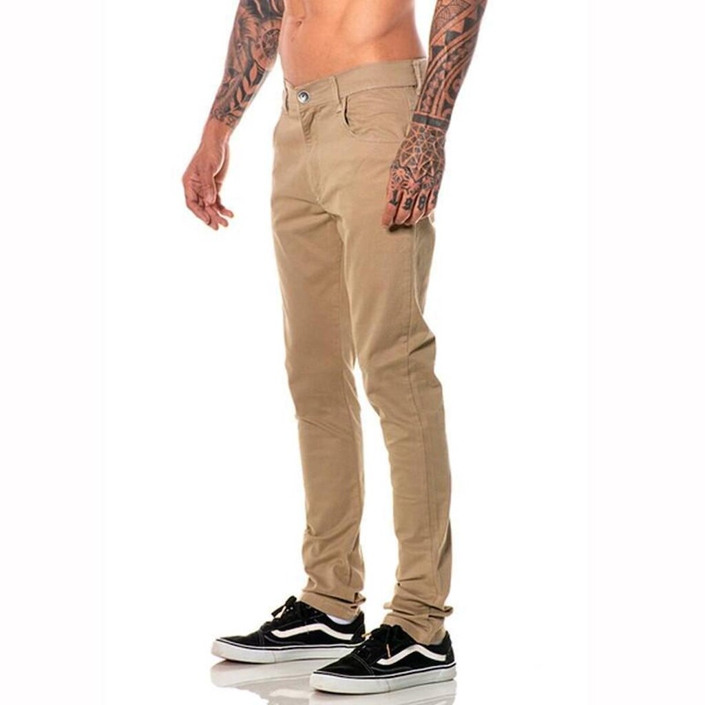 Calça Your Face Sarja Skinny
